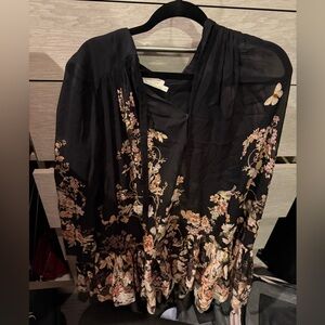 Zimmermann Black Floral dress